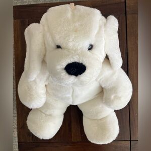 Plush White Puppy Dog